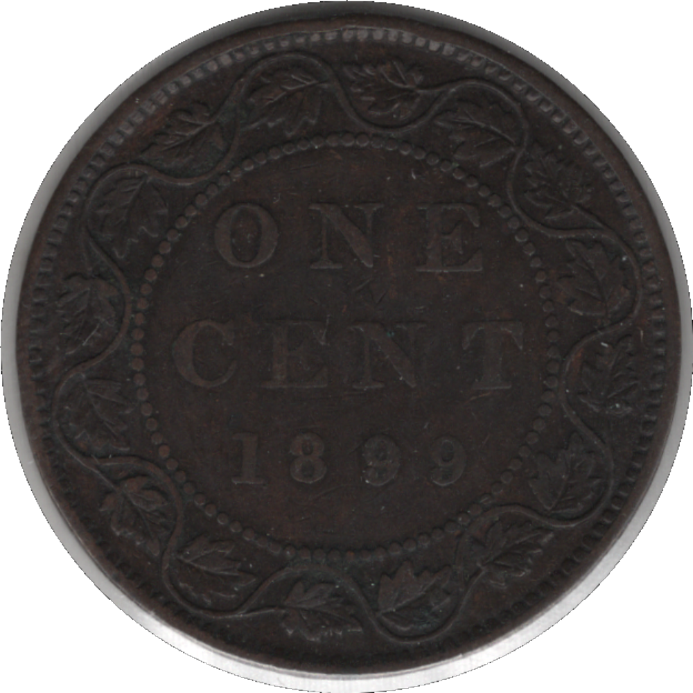 1899 Canada 1 Cent Coin (KM#7, Schön#5)